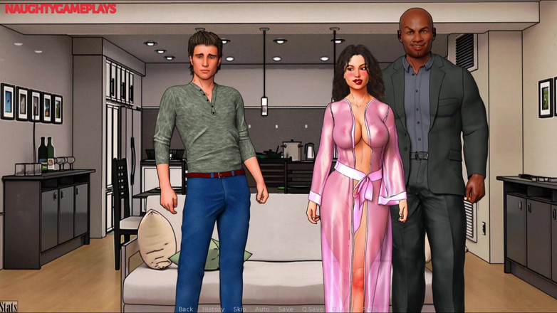 Naughty gameplays: Soțului încornorat îi place să ajute alți bărbați în timp ce o fut...