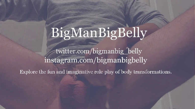 BigManBigBelly: Pria feminin mengerang &amp; merengek