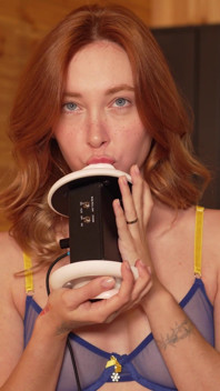 Sexy Asmr, Ear Licking and Blowjob