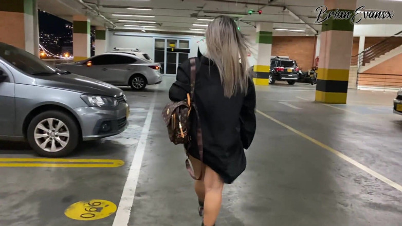 Brian Evansx: Naty Delgado는 나를 도시를 보고 우리는 차에서 브라이언 에반스의 공공 장소에서 섹스를 해