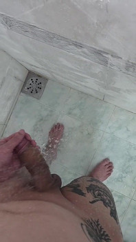 샤워 중에 음란 투성이가