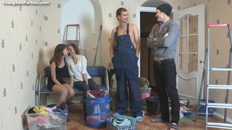 Young Sex Parties: Ficken statt malen