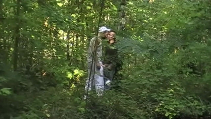 Gaybareback: Onderdanig door Arabier in het cruisenbos
