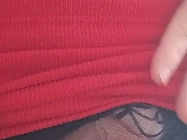 Trans CD in Red Mini Skirt Ass Play (Dragontrainer)