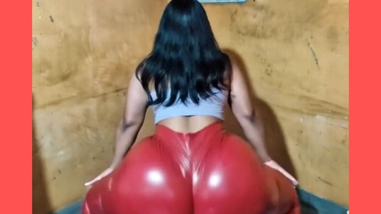 Xprohibidox1: Roter leggings-hintern