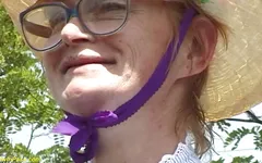Redhead 88 years old granny rough fucked by big turnip