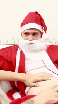 Tattooed Trans Lena Kelly Anal Fucked By Santa