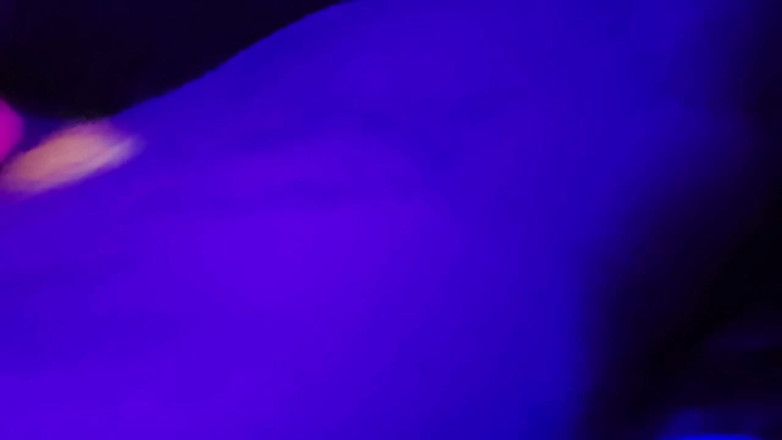 Yallternative Couple: Blacklight Goth Girl with Neon Hair Edges Big Dick with...
