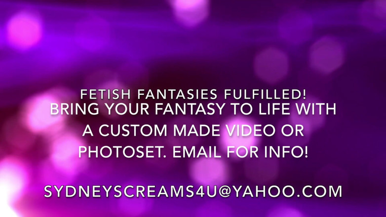 Sydney screams fetish: Poping 3 Belon - HD