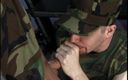 Gays Case: Horny queers in Army fatigues suck cock and screw