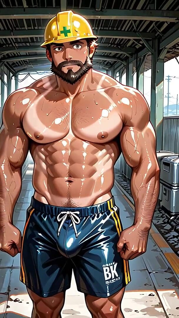 Ai Characters with Muscles Shirtless (Erotic Man)