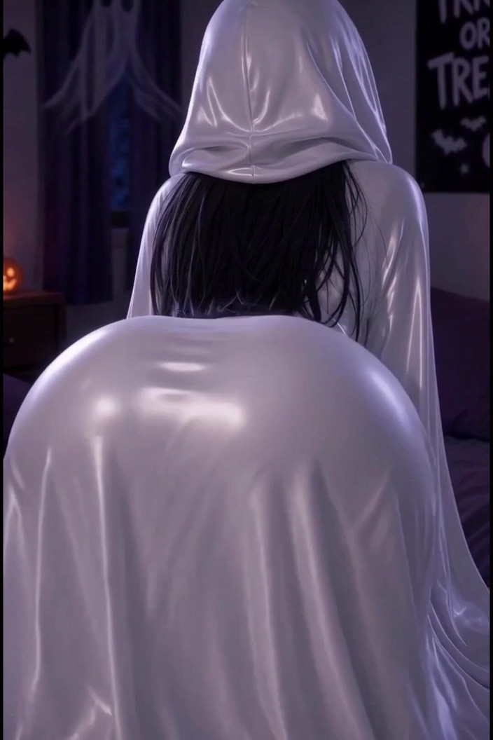 Wertstofsamler: Spooky 3D Fantasma anime donna si masturba per Halloween