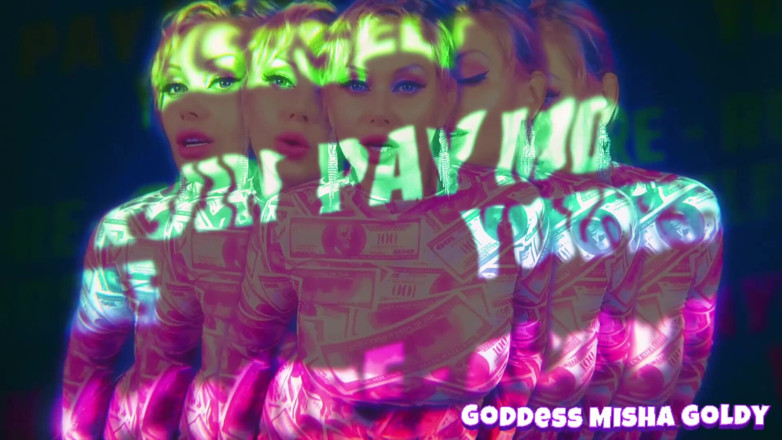 Goddess Misha Goldy: Financial mind fuck! Spend more than you thought - ruin yourself...