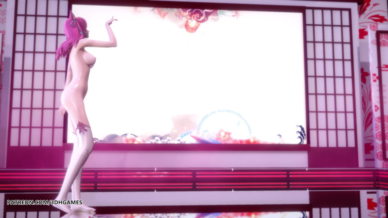 3D-Hentai Games: [MMD] IU - LILAC Spirit Blossom Ahri Sexy Striptease League Of...