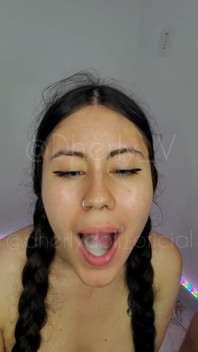 Cum for My Beautiful College Friend, Cum in Mouth