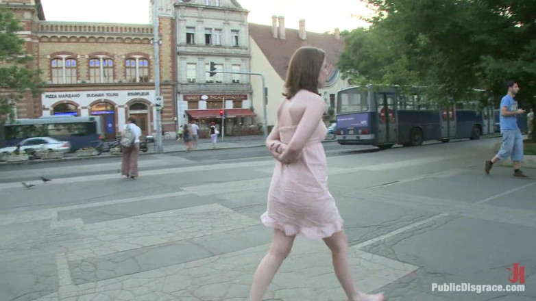 Public Disgrace by Kink: Sandra Romain Is Back in Action Dominating an Unsuspecting British...