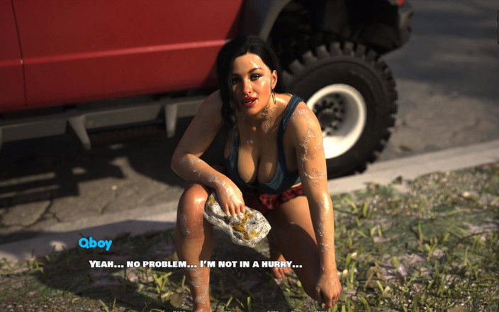 Q Boy: Die heiße &amp; MILF-stiefmutter eines freundes waschen mein auto - MILf-besessenheit - E42