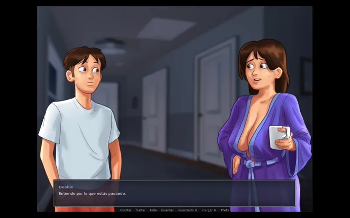 HotSummer117: Summertime Saga Cap 10 - My Stepmom Loves Jerking Me off with...