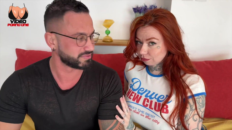 Video Porno One: Eyaculé sobre los grandes pechos de la novia pelirroja de...