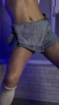 Șosete albe sexy la genunchi cam 3