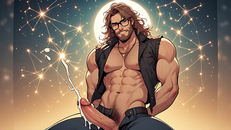 Erotic Man: Нічний пляж Красень Хунки (ai)