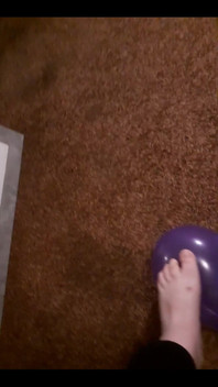 I Popped Balloons with My Feet