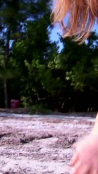 Babe gets horny at the beach and fucks bf