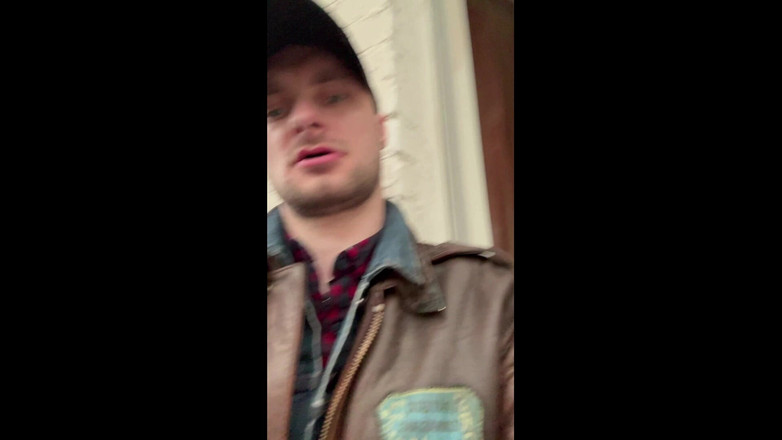 KinkySirius: Kinkysirius Enjoy Rain Shower in Brown Vintage Leather Bomber and...