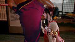 Soiyu Hentai: 大黑3D 夜间王国女王 - 3D 动画