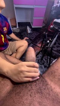 I Masturbate a Giant Colombian Black Cock