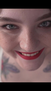 A Girl Is Messing with a Macro Camera