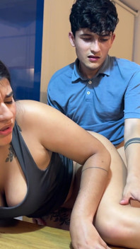 I Take My Shy and Innocent Stepbrother's Virginity, I Teach Him How to Fuck and He Ends up Cumming on My Rich Tits