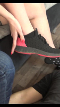 Blondies Foot Slave