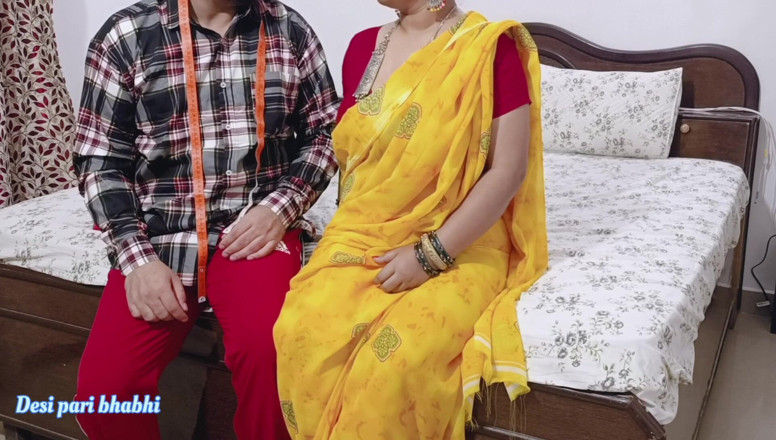 Desi Pari Bhabhi: 自分の店でセクシーなインド人女性とセックスする仕立て屋。ヒンディー語音声ビデオ