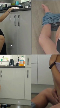 Naughty Stepdaughter Ep. 15 Part 1 - Stepdaughter Spies on Stepdaddy Fucking and Hatches a Plan