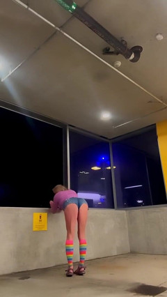 Hot Sissy Short-shorts Downtown Parking Garage thumbnail