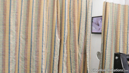 Gloryhole Initiations: Ashley Aleigh discovers gloryhole