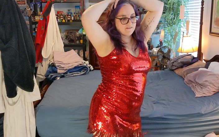 Always Fun No Pants: Esposa gostosa dança e tira roupa vermelha!