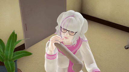 Waifu club 3D: Studentka szarpnie nauczyciela kutasa w bibliotece