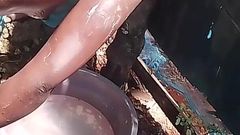 Outdoor Shower Experience the African Way with My Ebony Girl