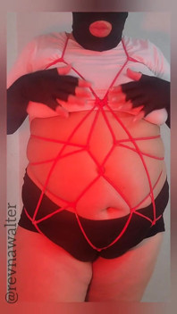 Bbw - cô vợ nóng bỏng bị trói và tận hưởng rất nhiều!