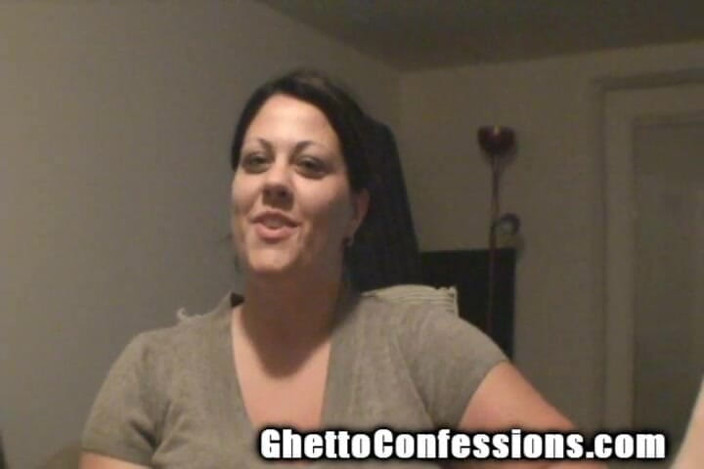 Ghetto Confessions: むっちりママ巨乳ディープスロート売春婦痴女スパンクリッカー!