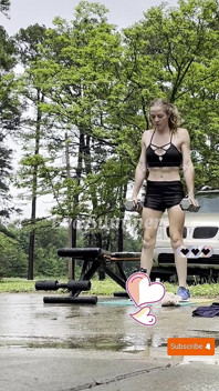 Eva Summers 2025 Squats Jun | Squats & Thrusters | Senaman duduk Decline Bench