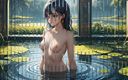AI Girls: Beautiful Nude Hentai Girls in the Water