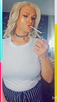 Sexy TS POV Smoking Fetish Outfit