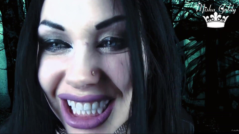 Goddess Misha Goldy: The Princess of darkness will eat you piece by piece