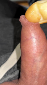 Wake up with Small Hard Uncut Cock