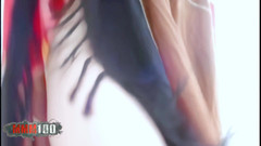 MMM100: アリシャ:エッチなティーンアリシャがテラスで踊り、ストリップをする