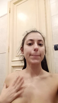 Spit Cum on My Boobs
