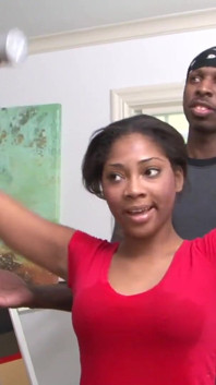 Tiffan Monroe interracial fuck with big black cock to suck